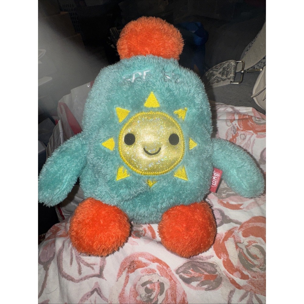 Jazwares Bum Bumz Bean "SPF 50" Plush 7.5" Sol The Sunscreen New Poolside‎ PLUSH